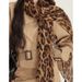Leopard Print Women's Scarf, Thin Print, Spice Girls Scarf, Atmosphere Shawl_voghion.com