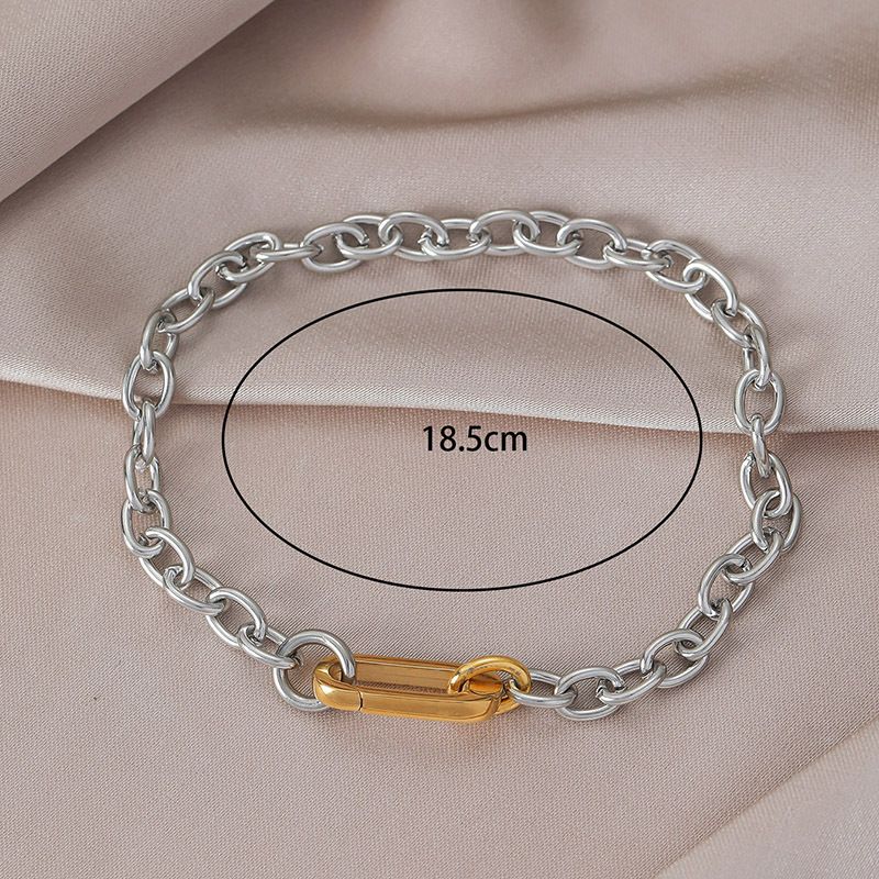 for Men Trendy Titanium Steel Fashion Personality Hip-Hop Unisex Bracelet Hand Jewelry Light Luxury Niche_voghion.com