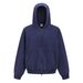 Boxy Zip-Up Hoodie – Wax-Dyed Fleece-Lined Oversized Pullover With Drop Shoulder (Men’s Streetwear)_voghion.com