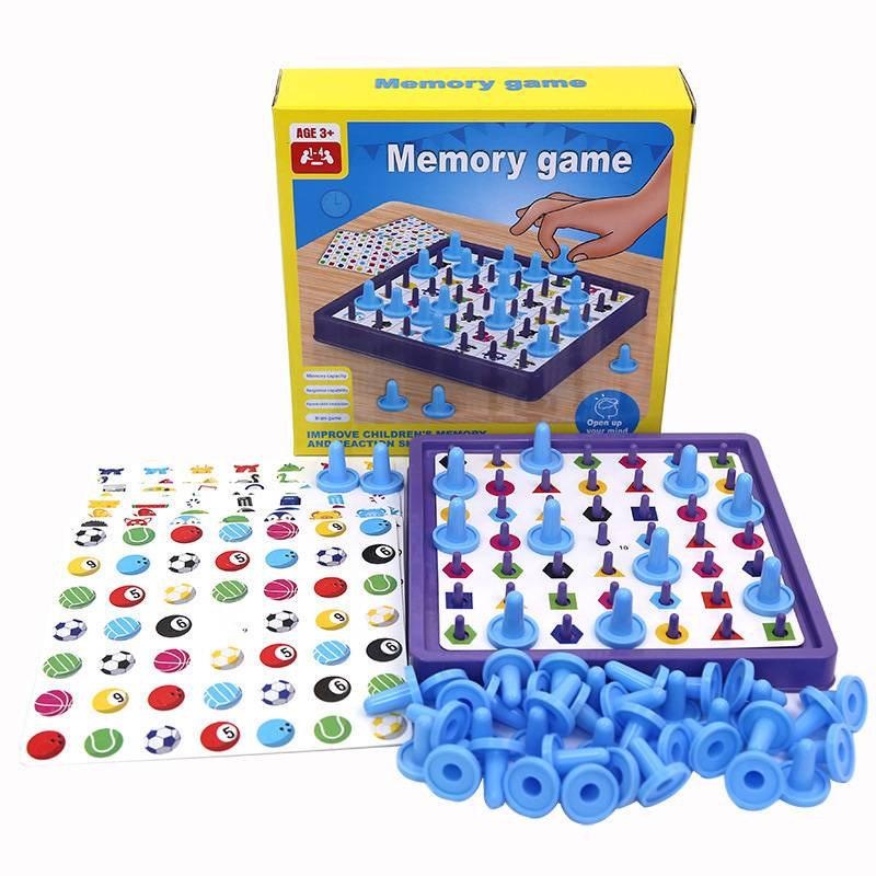 Montessori Memory Board Game Logical Thinking Cognitive Learning Memory Matching Classic Card Children Memory Activity Toy_voghion.com