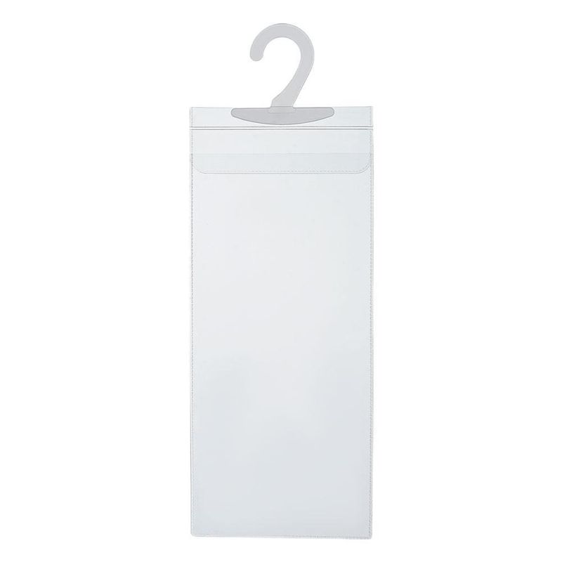 Disabled Slogan Plastic Transparent PVC Hanging Bag, Parking Sign Storage Bag_voghion.com