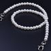 Elegant 10mm Pearl Chain Bag Strap - Adjustable Shoulder Crossbody Handbag Accessory With Gold/Silver Hook (Multiple Lengths)_voghion.com