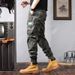 Camouflage Cargohose Herrenhose mit Taschen Mode Lässige lockere konische Hose_voghion.com