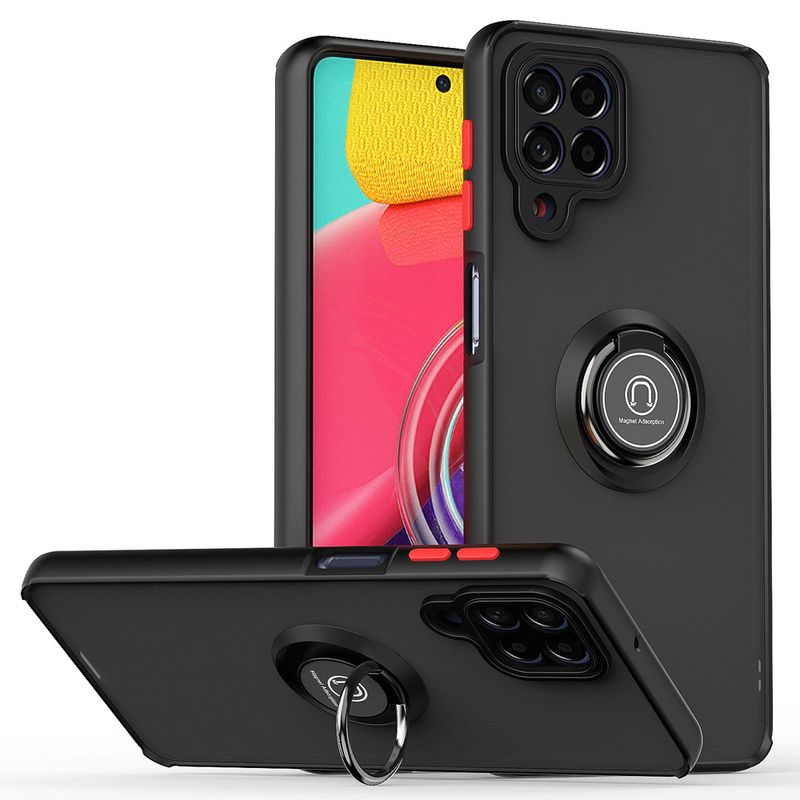 Custodia per telefono trasparente opaca moda KEYSION per Samsung M53 M33 5G M32 Cover posteriore antiurto trasparente per Galaxy A22_voghion.com