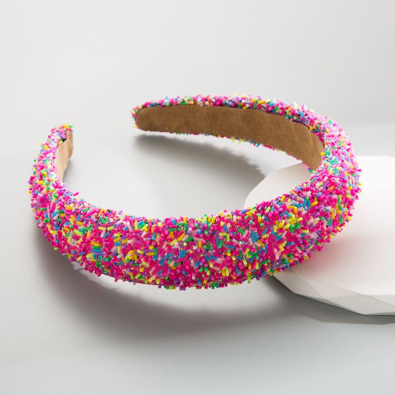 European and American New Sponge Fashionable Wide Edge Headband for Girls, Versatile Wide Edge Headwear Suitable for Parties Or Shopping_voghion.com