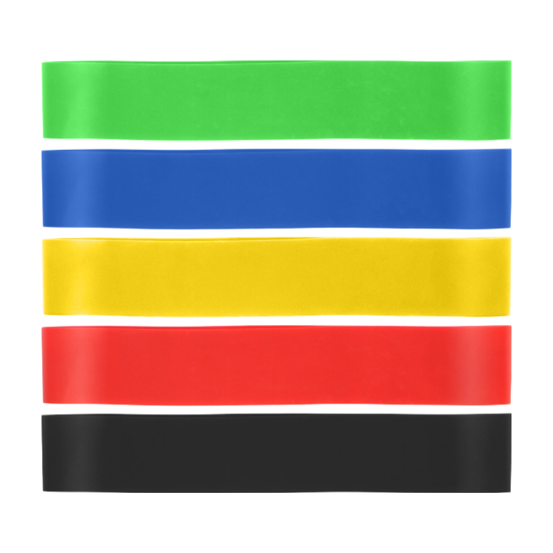 7 stuks Tpe weerstandsbanden fitnessset rubberen lus krachttraining workout expander yoga fitnessapparatuur elastische draagbare pilates_voghion.com