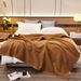 Comfort Home Hotel Plain Blanket Double Sided Fleece Blanket Warm Thickened Blanket Single Double Blanket_voghion.com