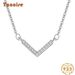 Collana in argento sterling Tancise S925 da donna, collane con pendenti completi, personalità semplice._voghion.com