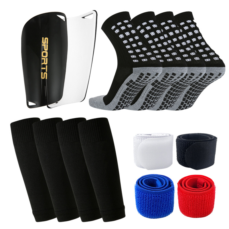 Unisex Adult men's and women's non-slip adhesive football socks combination set leg warmers and tights_voghion.com