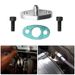 Car modification AN4 turbocharger supply oil pipe flange adapter suitable for T3 T4 T04E GT42_voghion.com