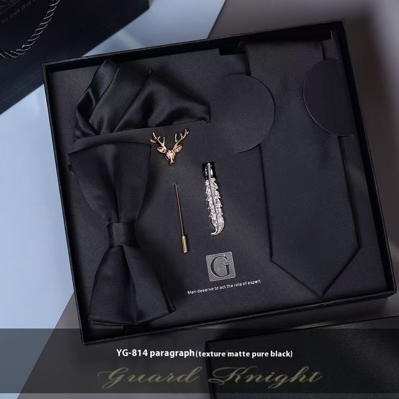 Stropdas Heren Formeel Casual Stropdas Box Set Bruidegom Bruiloft Koreaanse Versie Valentijnsdag Verjaardagscadeau Voor Jongens Trendy_voghion.com