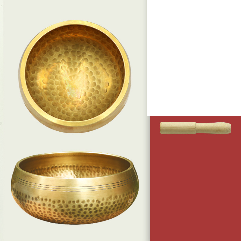 Conjunto de tigelas tibetanas para canto, marteladas à mão, Nepal, feita à mão - ferramenta para alívio do estresse, equilíbrio dos chakras e meditação_voghion.com