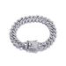 Hip-Hop Trendy Style Diamond-Studded Men's Colorful Diamond Bracelet Fashionable Cool Cuban Chain_voghion.com
