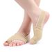 Ballenkorrektur & Zehenspreizer – Weiche Spandex-Manschette für überlappende Zehen, Linderung von Hallux valgus (Hautfarben & Schwarz, Einheitsgröße)_voghion.com