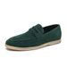 Klassische weiche Wildlederschuhe Penny Loafer für Herren Slipper aus Leder Freizeitschuhe für Herren Bequeme Autofahrerschuhe Herren Flats Wanderschuhe_voghion.com