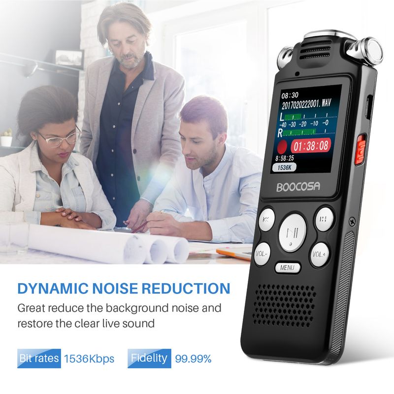 New Product 8822 HD Noise Reduction Conference Recording Pen Portable Practical Efficient MP3 Player Smart_voghion.com