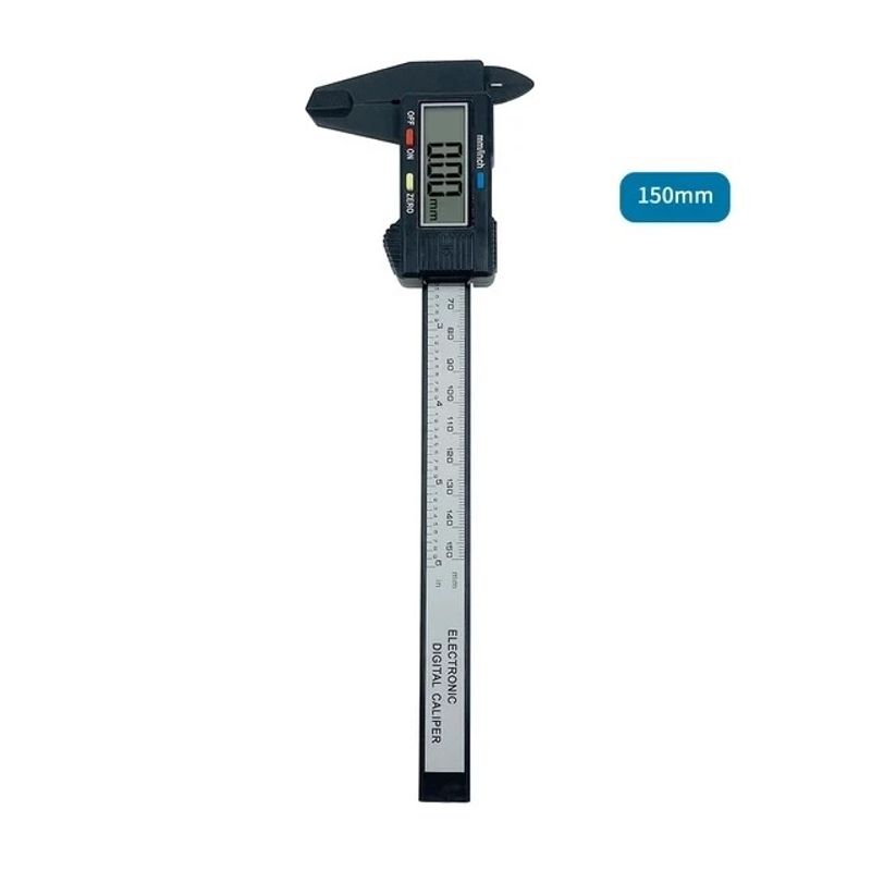 150mm 100mm Electronic Digital Caliper Carbon Fiber Dial Vernier Caliper Gauge Micrometer Digital Ruler Measuring Tool_voghion.com