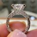 Cao Shi Fashion Women's Copper Engagement Proposal Zircon Ring for Women_voghion.com