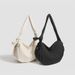 Große Kapazität Pendler Ins Lazy Style Tote für Frauen 2024 Neue Crossbody Canvas Cloud Puff Bag_voghion.com