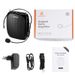 Mini haut-parleur amplificateur vocal portable rechargeable 2023 avec microphone filaire pour enseignants, compatible avec le format audio MP3_voghion.com