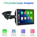 Schermo touch da 7 pollici per auto, tablet portatile wireless CarPlay, radio Android, multimediale, navigazione Bluetooth HD1080 stereo_voghion.com