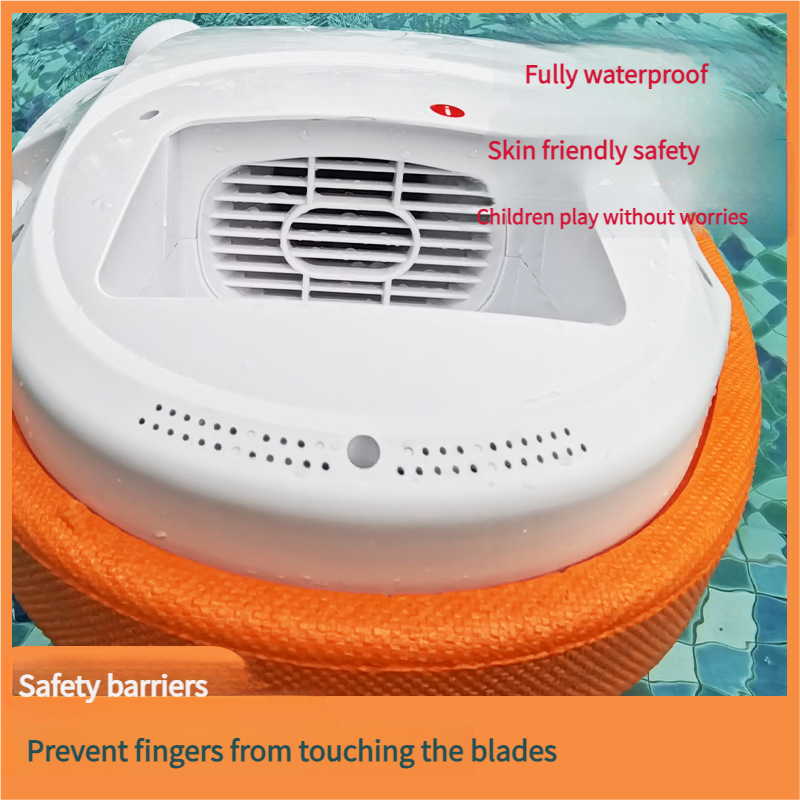 Elica elettrica per il nuoto galleggiante per genitori e bambini, per giochi d'acqua in piscina estiva, tavola di galleggiamento intelligente_voghion.com