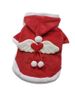 Pet Christmas Tree Santa Claus Reindeer Flannel Clothes_voghion.com