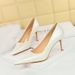 3391-A9 Fashion Women's Banquet Spring And Autumn Slim High Heels Shallow Mouth Pointed Single Shoes_voghion.com
