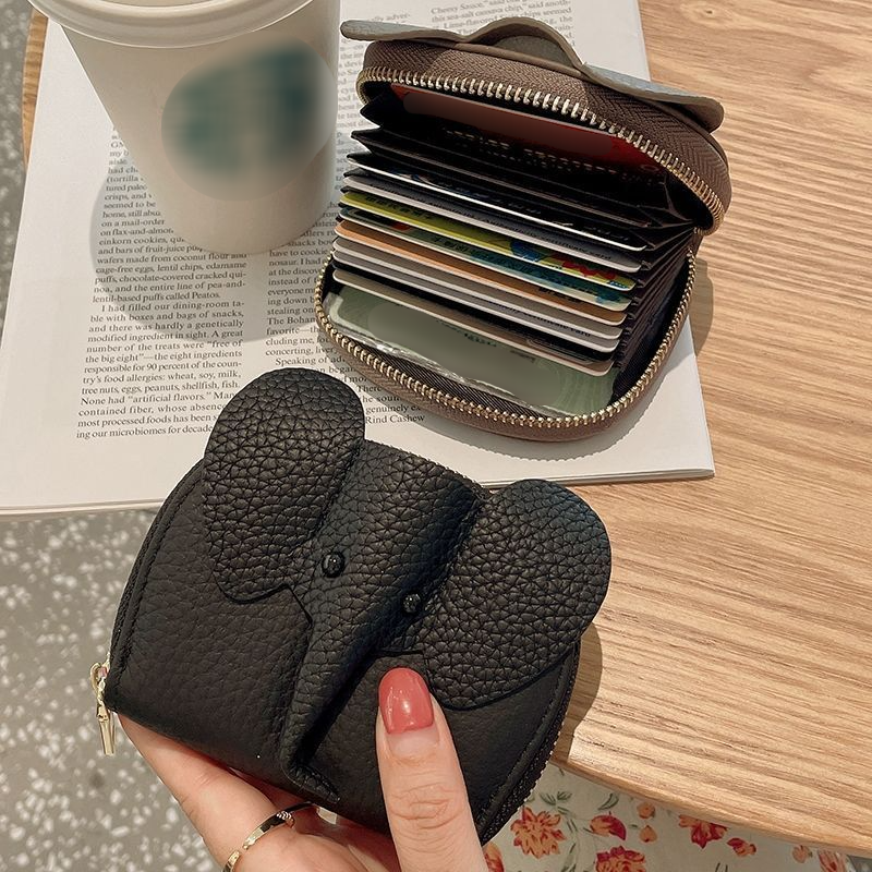 Card Holder, Cute Ladies' New Anti-theft And Anti-magnetic Cartoon High-end Exquisite Small Wallet, 11 Card Slots._voghion.com