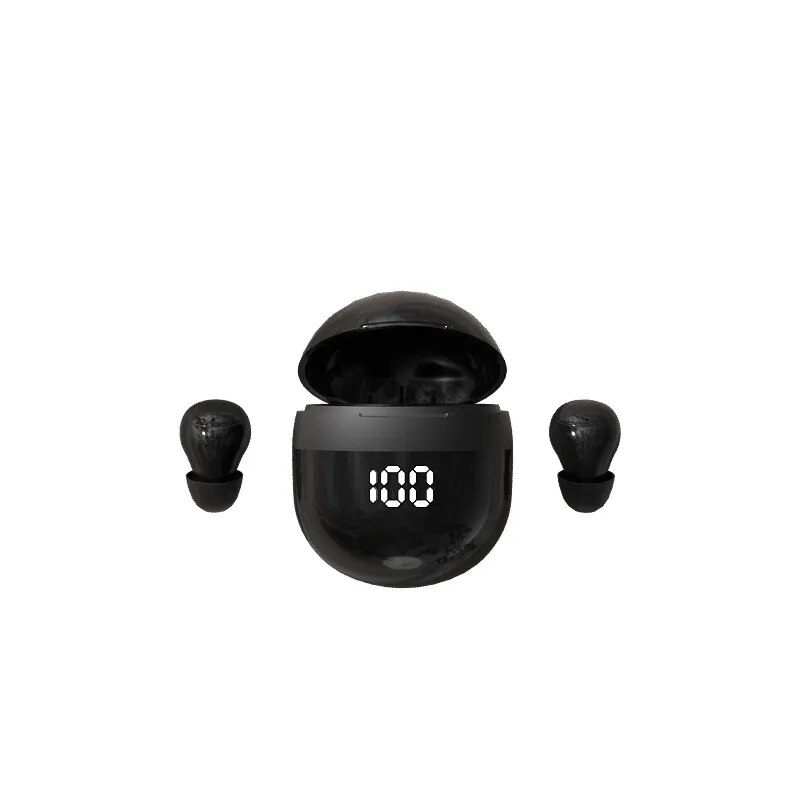 Invisible Headphones TWS Mini Earphones Wireless Bluetooth 5.3 Earbuds With Microphone Noise Reduction In-Ear Headset_voghion.com