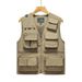 Gilet da viaggio leggero da uomo – Gilet per fotografi resistente all'acqua con tasche multiple_voghion.com
