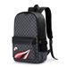 Backpack Men's Fashion Plaid Travel Backpack Trendy Versatile Leather Boys' Schoolbag Computer Bag_voghion.com