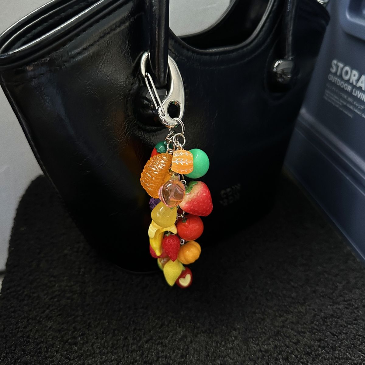 3D Three Dimensional Fruit Element Keychain Series Cute Female Pendant Bag Pendant_voghion.com