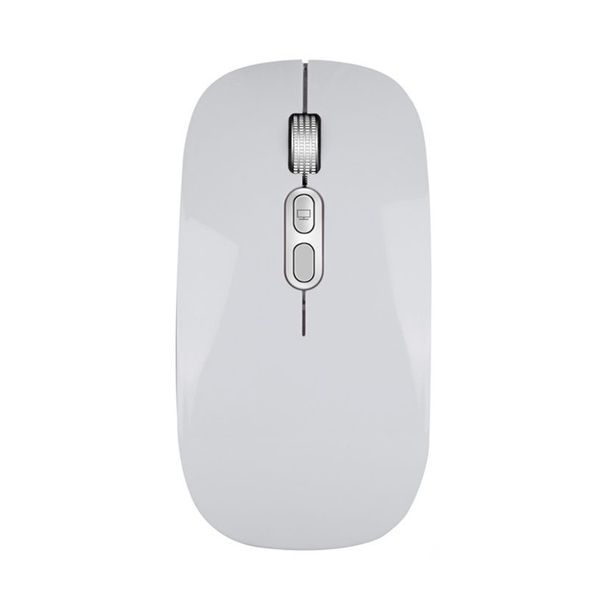 Mouse ottico muto ricaricabile a doppia modalità wireless compatibile con Bluetooth Xinweiqing per PC portatile_voghion.com