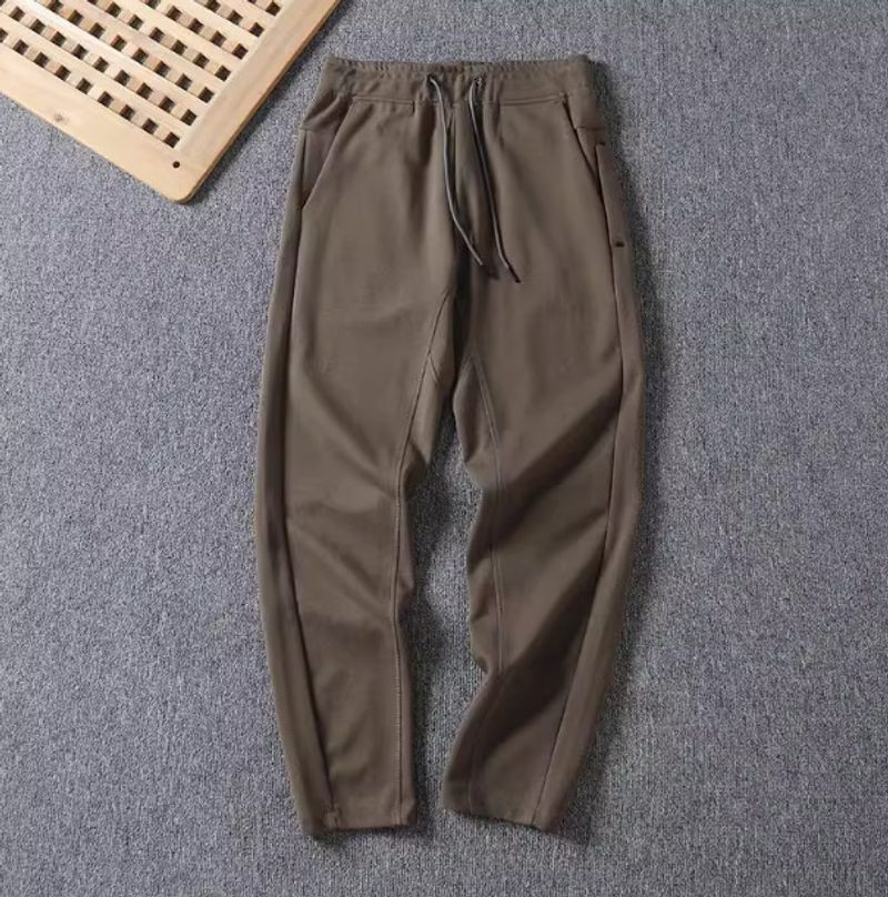 Men's Clothing new autumn men's solid color drape sports casual pants sweatpants trend_voghion.com