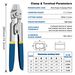 0,1–2,2 mm Drahtseil-Swager-Werkzeug für Aluminium-Schlaufenhülsen mit Schneidfunktion, Hand-Crimpzange_voghion.com