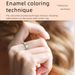 R18 Farbe Emaille Mode Frauen Smart Ring Weibliche Edelstahl Intelligente Finger Ring Dame IP68 Wasserdicht Fitness Tracker_voghion.com