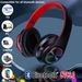 Wireless Bluetooth 5.1 Headphones Noise Cancelling Over-Ear Stereo Earphones_voghion.com