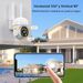 Telecamera di sicurezza PTZ - Copertura completa a 360°, Visione notturna HD 1080p, Audio bidirezionale, IP66 impermeabile, Visualizzazione remota tramite smartphone, Rilevamento del movimento_voghion.com