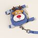 New Christmas Reindeer Leash Pet Small And Medium Backpack Cat Harness Dog Treat Bag_voghion.com