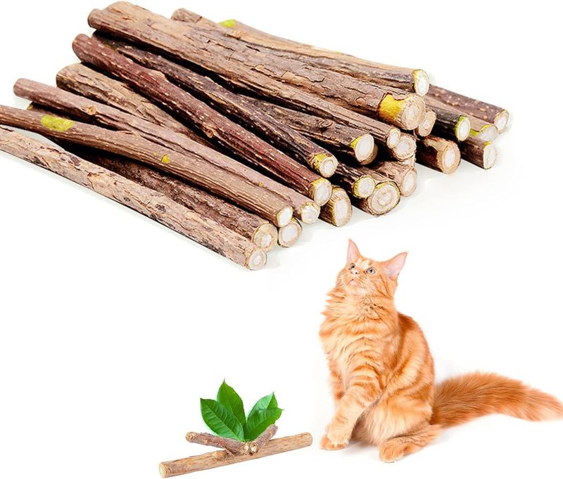 Muti Tian Polygonum Safra Meyvesi Raffia Diş Çıkarma Çubuğu Kedi Oyuncaklarını Sevmek İçin Çok Satan Bir Ürün_voghion.com