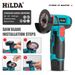 HILDA 12V Cordless Brushless Angle Grinder - 3 Inch Mini Electric Grinder With Lithium Battery, Lightweight & Powerful For DIY & Home Use_voghion.com