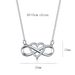Romantische Mode Silber Gold Farbe Unendlichkeit Für Immer Liebe Halskette Cz Glück Herz Anhänger Halskette Für Frauen Geschenk Schmuck_voghion.com