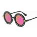 2020 New Fashion Round Frame Sunglasses Woman Vintage Sun Glasses Female Bee Design Brand Designer UV400_voghion.com