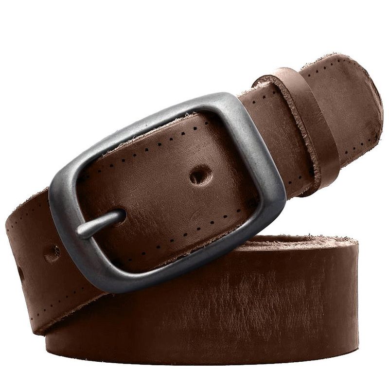 【Hot Selling In Store】 Toplaag Pure Rundleer Naald Gesp M, Veelzijdige Jeans Met Eenvoudige Casual Leren Riem Voor_voghion.com