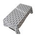 Polyester Tablecloth Set – Stain & Heat Resistant With Anti-Slip Design, Geometric Patterns For Dining/Office/Cafe (Multiple Sizes & Colors)_voghion.com