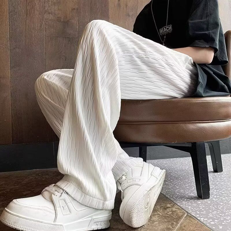 Pantalones casuales de verano, estilo juvenil, nueva moda masculina, marca, estilo holgado de moda._voghion.com