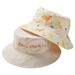 moinmlon printemps, été et automne style coréen nouveau chapeau de pêcheur double face pour enfants bébé protection solaire chapeau de soleil en coton chapeau bébé_voghion.com