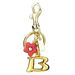 Séiss Fraen Bag Blummen Keychain Alphabet Kiischtebléieschau Pendant_voghion.com