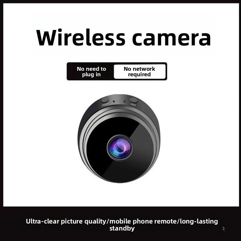 Camera Wireless WiFi Mobile Remote Home Surveillance HD Plug-in No Network Needed Photography Monitor_voghion.com